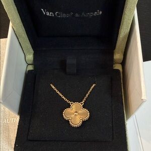 Van Cleef & Arpels Gold Alhambra Pendant Necklace- authentic